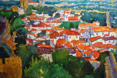 View of Obidos Portugal, Babara Kempe